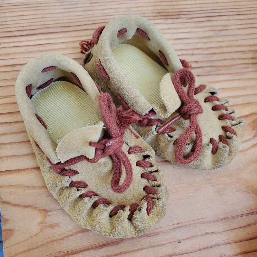 Baby Shoes Lot Moccasins Sandals Tennis Shoe Infant Leather Indian 5